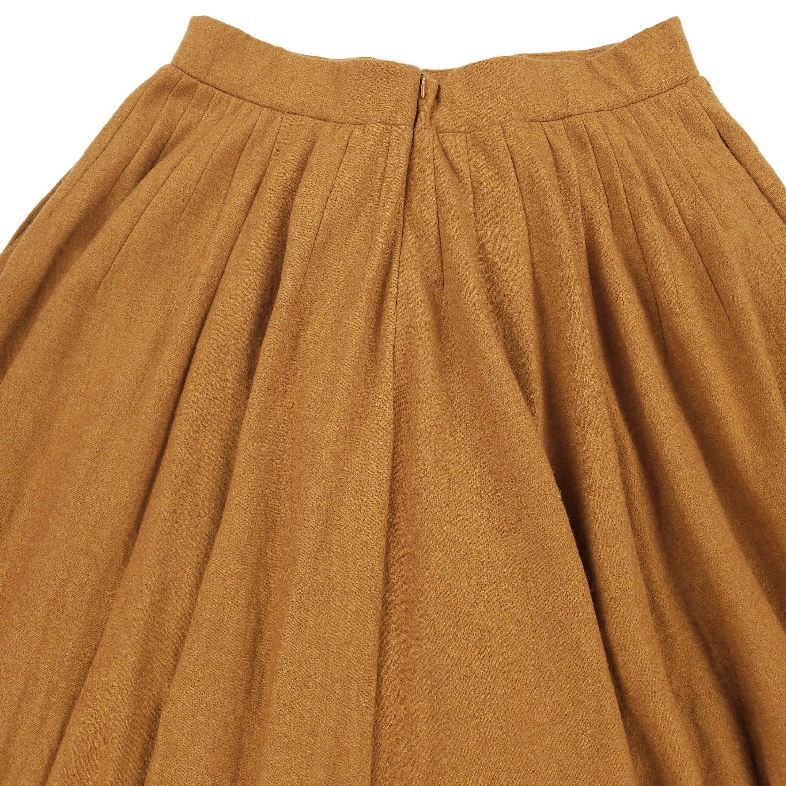 New Linennaive Soft Lawn 12 Midi Wool Skirt Soft Girl Cottagecore Prairie Boho — image 7 of 8